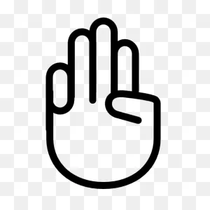 Free Icon | Hunger Games Hand Gesture