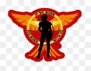 Hunger Games Stickers - (529X419) Png Clipart Download