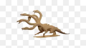 Wooden Hydra Figurine Transparent Png - Stickpng