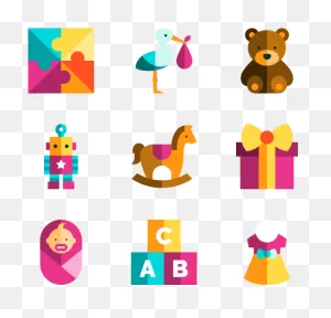 Baby - Baby Shower Iconos Clipart - Large Size Png Image - ClipartFlare