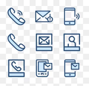 Download Hd Contact 17 Icons - Iconos Contacto Pink Png ClipartFlare.com 