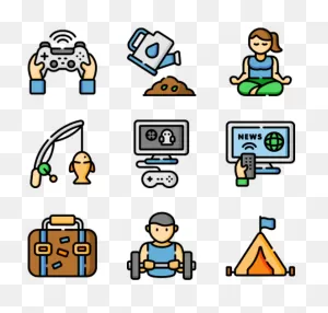 Hobbies And Freetime - Iconos Hobbies Png Clipart - Full Size ClipartFlare.com 
