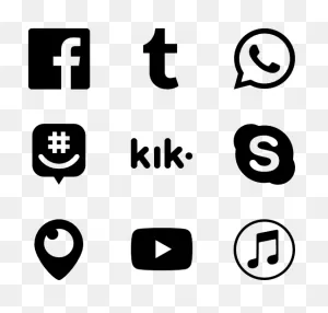 Social Media - Iconos Redes Sociales Png Clipart - Full Size ClipartFlare.com 
