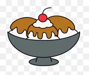Caramel Ice Cream Sundae Clip Art - Caramel Ice Cream Sundae Clip ClipartFlare.com 