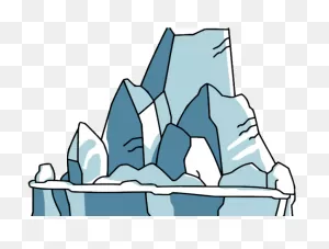 Glacier Clipart Ice Glacier - Iceberg - Png Download - Full Size ClipartFlare.com 