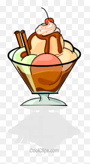 Bowl Of Ice Cream Royalty Free Vector Clip Art Illustration ClipartFlare.com 