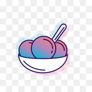Bowl, Icecream, Icecreamiconset, Lpoole, Neon Icon - Download On ClipartFlare.com 