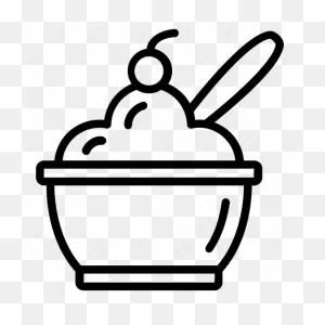 Dessert Bowl, Gelato, Ice Cream, Ice Cream Bowl, Sundae Icon ClipartFlare.com 