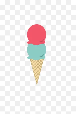 Chocolate Ice Cream In A Cone | Free PNG-WebP
