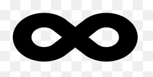 Thick Infinity Symbol - ClipartFlare