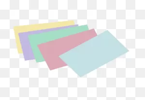 Public Domain Clip Art Image | Stack Of Unlined Colored Index ClipartFlare.com 
