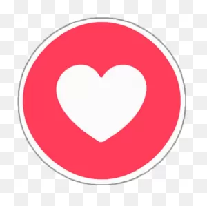 Love #heart #reaction #facebook #stiker #red #instagram - Asana ClipartFlare.com 