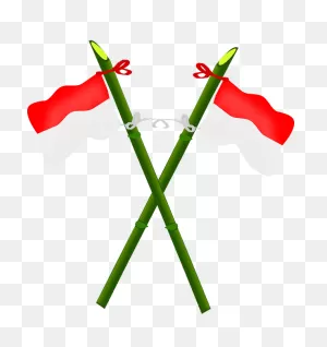 Flagpole Bamboo Flag - Free Vector Graphic On ClipartFlare