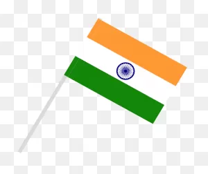 Flag With Flagpole Tunnel - Flag Of India Clipart - Full Size ClipartFlare.com 