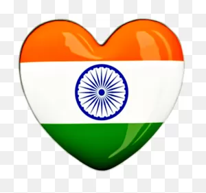 India Flag With Love Shape Hd Wallpapers Images - Indian Flag ClipartFlare.com 