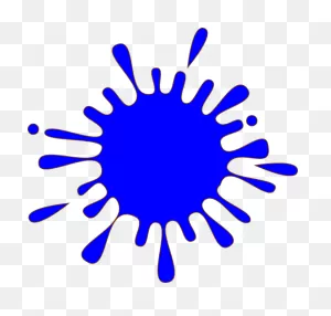 Ink Blue Splash - Free Vector Graphic On ClipartFlare