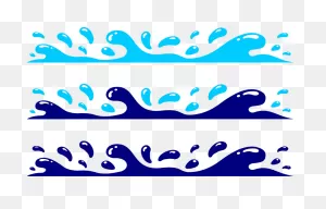 Splash Water Waves - Free Vector Graphic On ClipartFlare