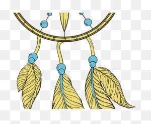Jewellery Clipart Indian Princess - Simple Dream Catcher Drawing ClipartFlare.com 