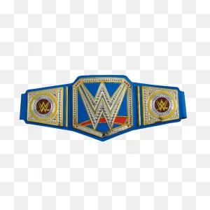 ​wwe Championship Title Featuring Authentic Styling, Metallic Medallions,  Leather-Like Belt & Adjustable Feature