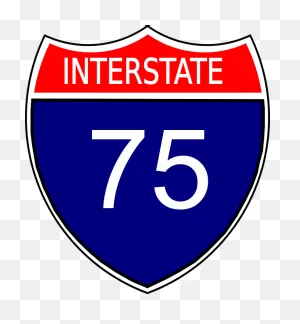 Sign Interstate 75 America - Free Vector Graphic On ClipartFlare