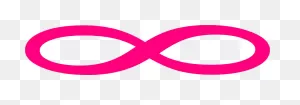 Download Hd Infinity Clipart Pink - Pink Infinity Sign Transparent ClipartFlare.com 
