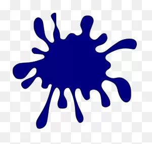 Ink Clipart Vector - Blue Paint Splat - (761X720) Png Clipart Download
