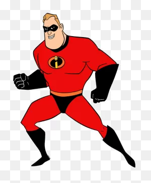 Incredibles 2 Clip Art - Mr Incredible Transparent Background ClipartFlare.com 