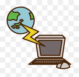 Desktop Computer Is Hooked To The Internet Clipart. Free Download ClipartFlare.com 
