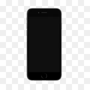 Large Black Iphone Transparent Png - Stickpng