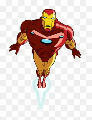 Iron Man Clipart Ironman Fly