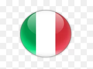 Round Icon. Illustration Of Flag Of Italy