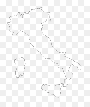 Download Hd Italy Map Encapsulated Postscript Black And White ClipartFlare.com 
