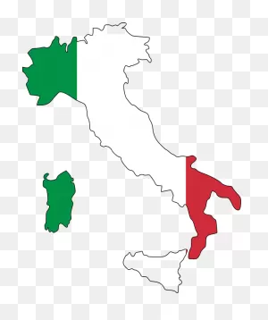 Free Vector Graphic - Italian Flag In Shape Of Italy Clipart ClipartFlare.com 