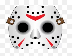 Drawn Masks Hockey - Friday The 13Th Mask Png Clipart - Full Size ClipartFlare.com 