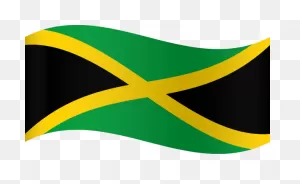 Vector Country Flag Of Jamaica - Waving | Vector World Flags