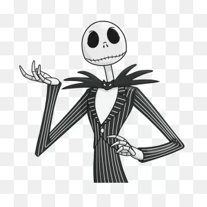 How To Draw Jack Skellington From The Nightmare Before Christmas ClipartFlare.com 