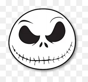 Jack Skellington Face Transparent Png - Stickpng
