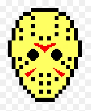 Part 3 Jason Voorhees Mask - Pixel Art Fnaf Puppet Clipart - Large ClipartFlare.com 