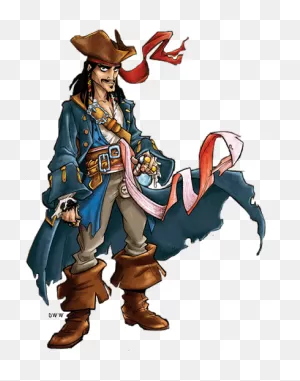 Disney Captain Jack Sparrow - ClipartFlare