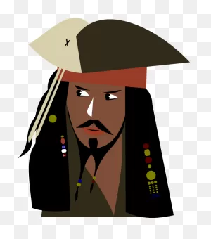 Pirate Jack Sparrow Clip Art Image - Clipsafari