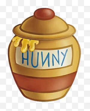Download Transparent Honey Jar Clipart - Honey From Winnie The ClipartFlare.com 