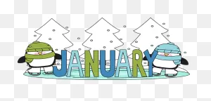 January Birthday Clipart - Month Of January Clipart - (1000X483 ClipartFlare.com 
