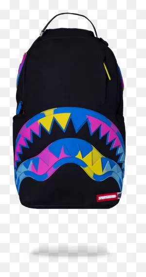 Sprayground Jake Paul Rainbros Shark Backpack Black - Sprayground ClipartFlare.com 