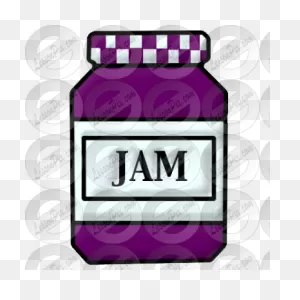Jam Picture For Classroom / Therapy Use - Great Jam Clipart
