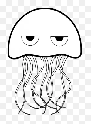 Cranky Jellyfish Clip Art Image - Clipsafari