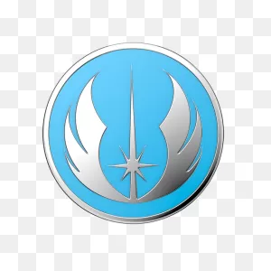Enamel Glow-In-The-Dark Jedi Symbol Popgrip | ClipartFlare® Official