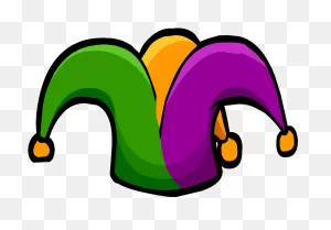Picture Of Jester - Mardi Gras Jester Hat Png Clipart - Large Size ClipartFlare.com 
