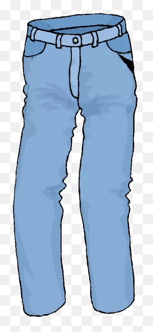 Jeans Clipart Man Png Pencil And In Color - Jeans Clip Art Png ClipartFlare.com 