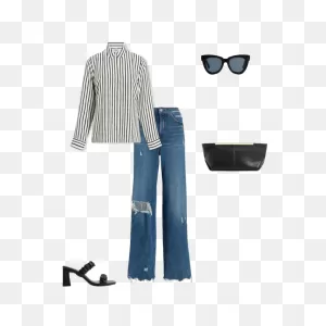 Super High Waisted Ripped Raw Hem 90S Wide Leg Jeans | Express