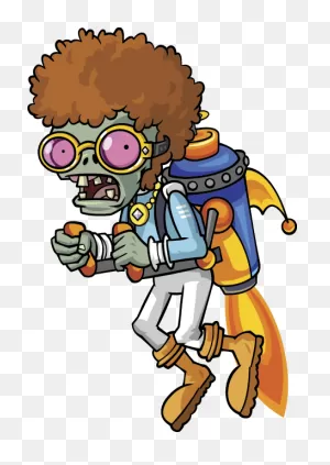 Plants Vs Zombies 2 Jetpack Disco Zombie The Zombi | Plants Vs ClipartFlare.com 